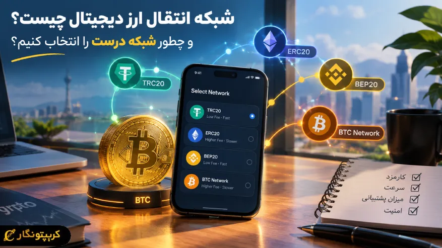 شبکه انتقال ارز دیجیتال چیست و چطور شبکه درست را انتخاب کنیم؟