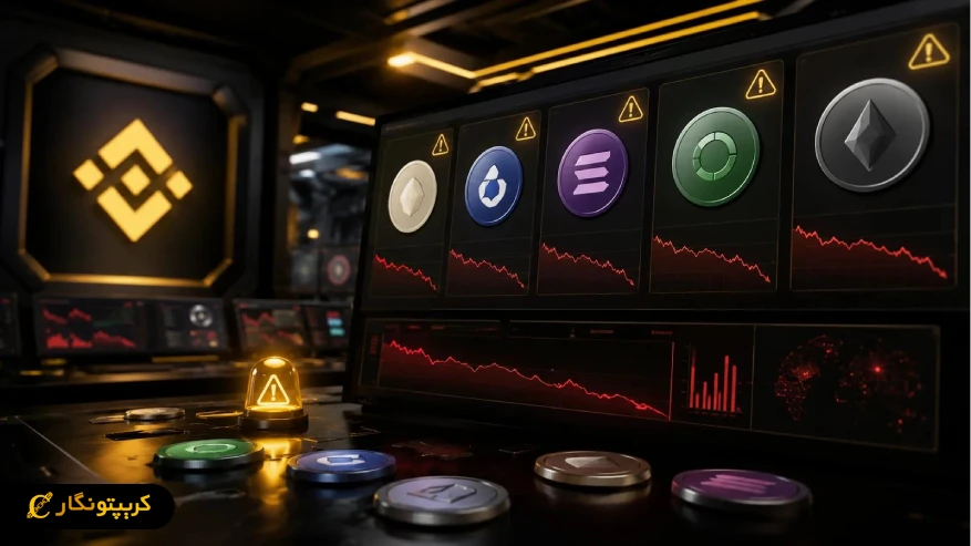 برچسب نظارتی بایننس برای BICOو  CVC