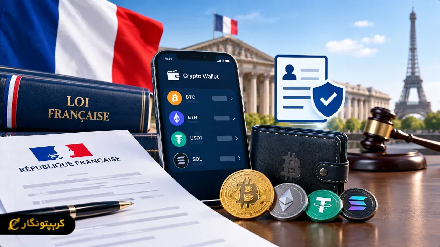 افشای اجباری کیف پول ارز دیجیتال در فرانسه!
