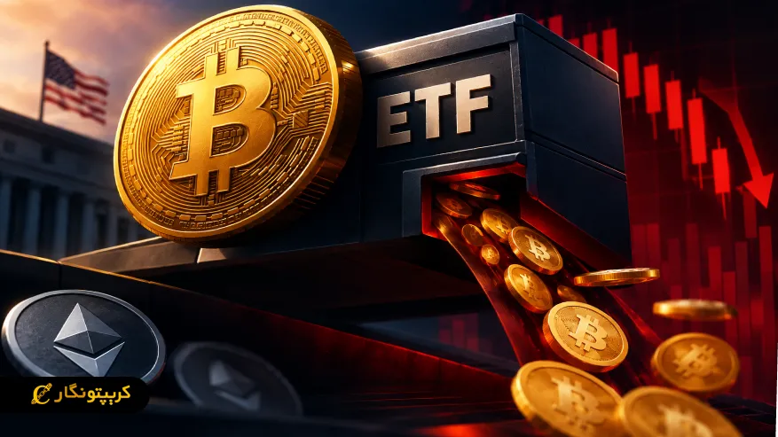 خروج سرمایه از ETFهای بیت کوین و اتریوم و آمار روزانه صندوق های اسپات
