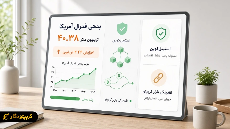 تاثیر بدهی آمریکا بر بازار ارز دیجیتال